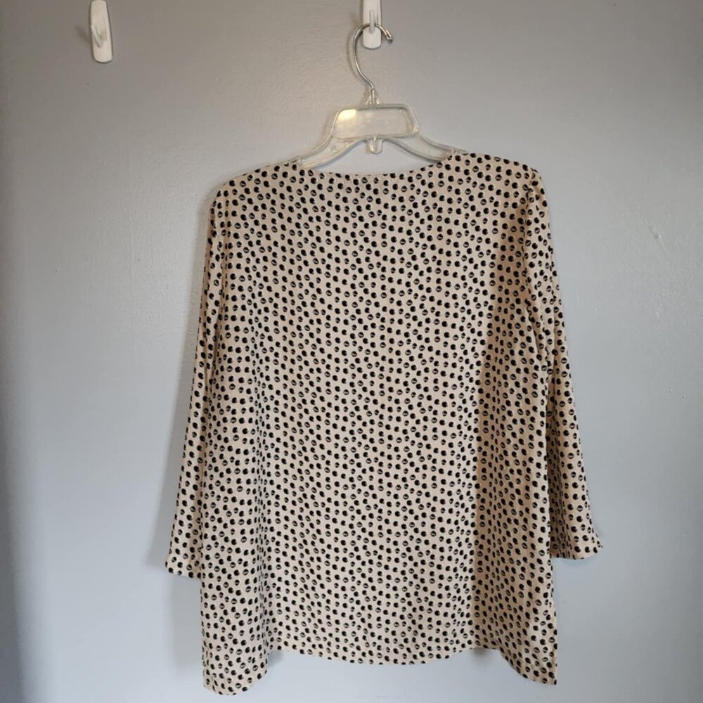 EUC Adrianna Papell Scoop Neck Blouse - Picture 3 of 4